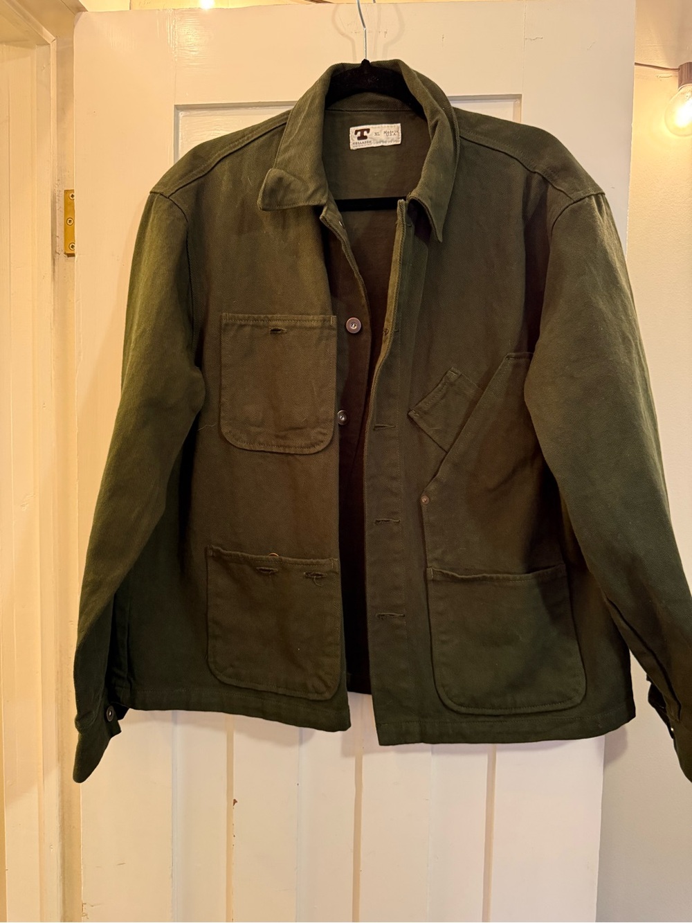 Women’s  Olive Green Worker Jacket by